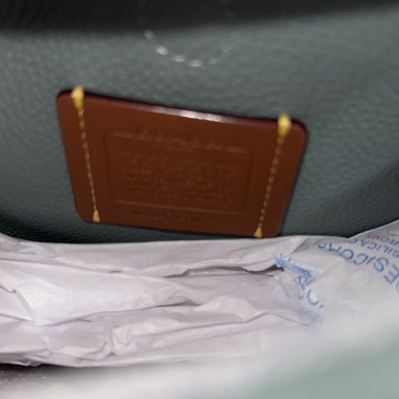 Coach Lana 23 Refined Pebble Leather/Brass/Sage Shoulder & Crossbody Bag - Picture 15 of 16